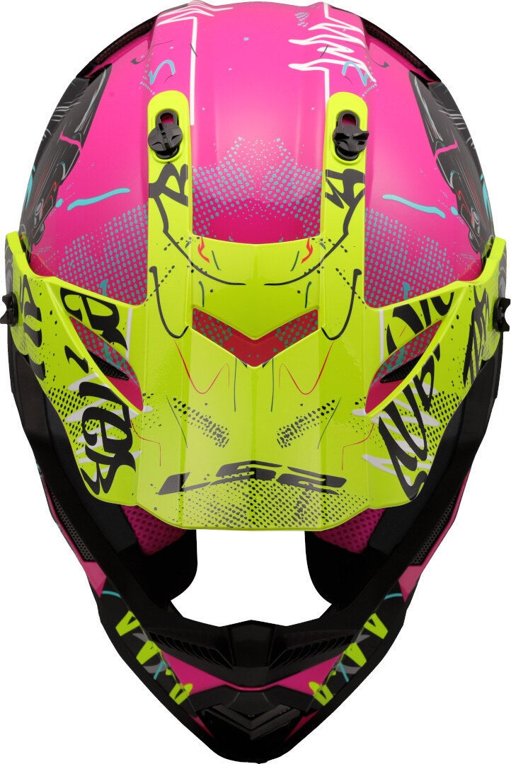 LS2 MX437 Fast Evo II Mini Gorilla Kinder Motocross Helm Y/M (49/50) Abbildung 9