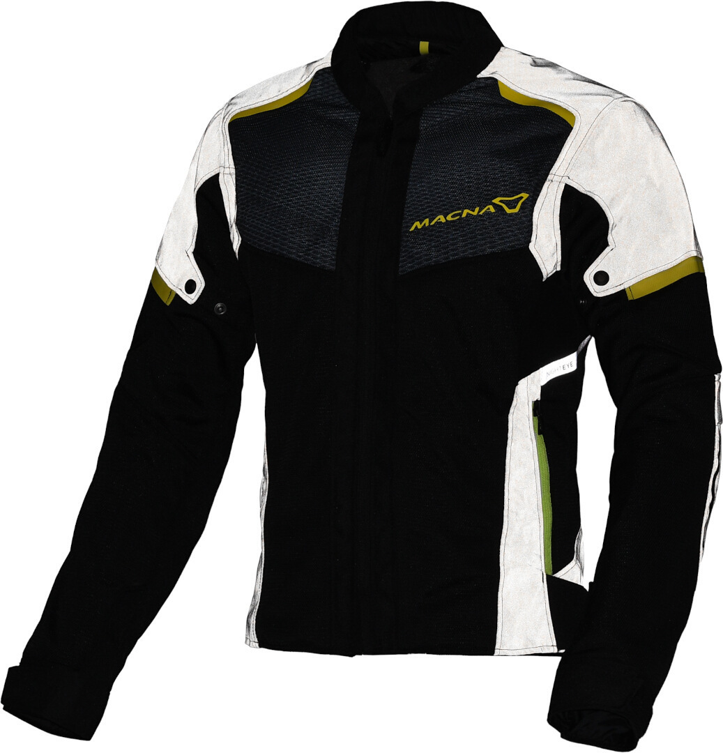 Side view of Macna Orcano 2.0 NightEye Ladies Motorcycle Textile Jacket