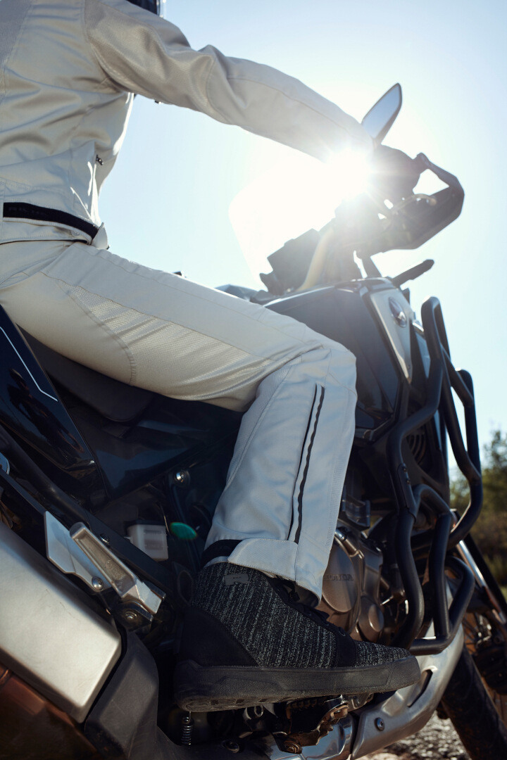 Richa Airsummer Motorcykel Tekstil Bukser lysegrå L Figur 5