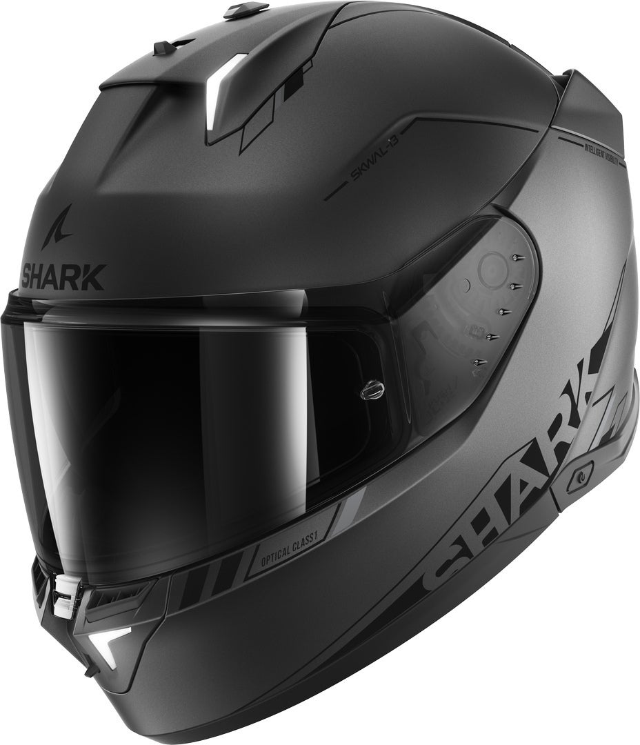 Shark Skwal i3 Blank SP Casco Antracite opaco/nero/argento XL (61) Figura 1