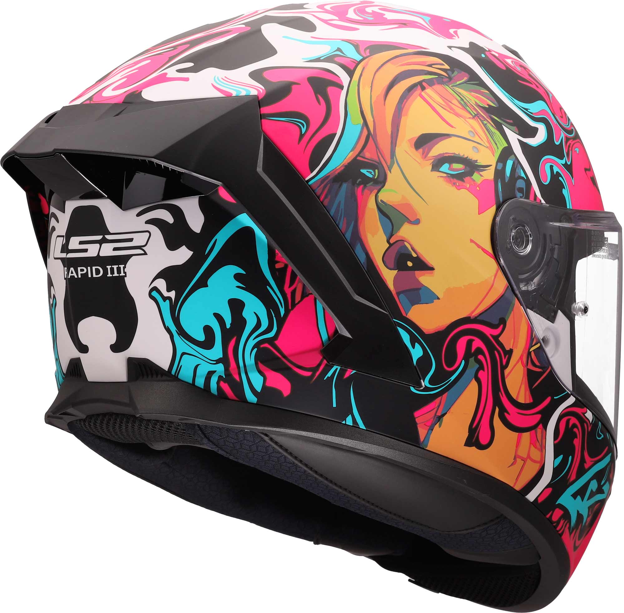 LS2 FF820 Rapid III Cyberg Helm M (57/58) Figuur 5