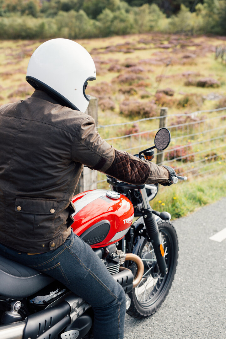 Merlin Expedition Giacca cerata moto oliva L Figura 8