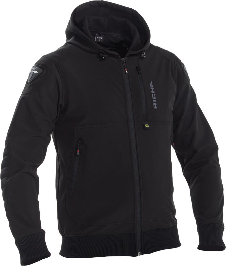 Richa Atom Sweat à capuche zippé moto M Figure 1