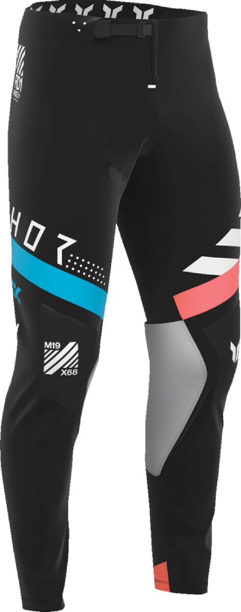 Thor Sportmode Synth Motocross bukser Sort 31 Figur 1