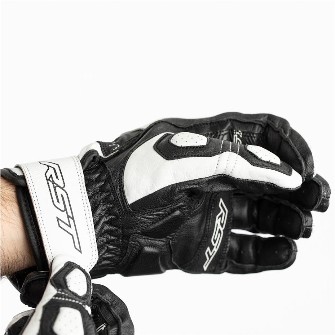 RST Stunt III Dames Motorhandschoenen zwart/wit S Figuur 2