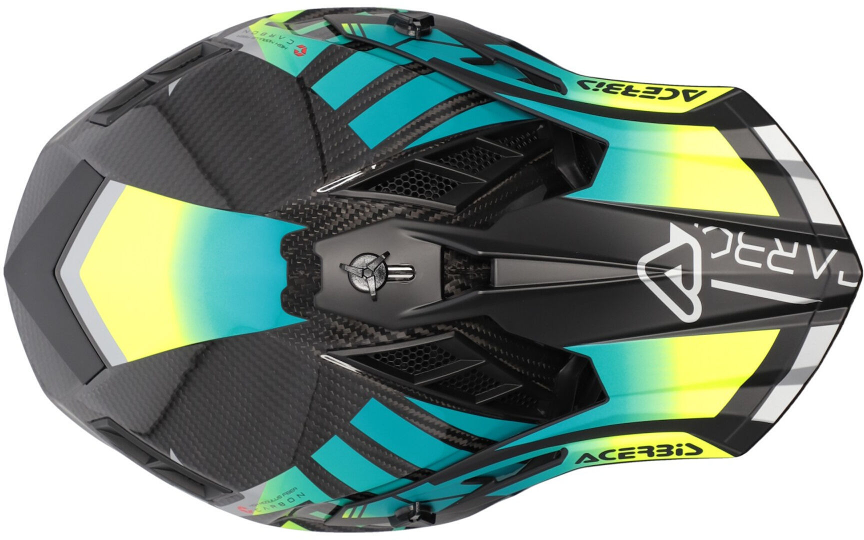 Acerbis Steel Carbon Motocross hjälm svart/gul XXL (63/64) Figur 2