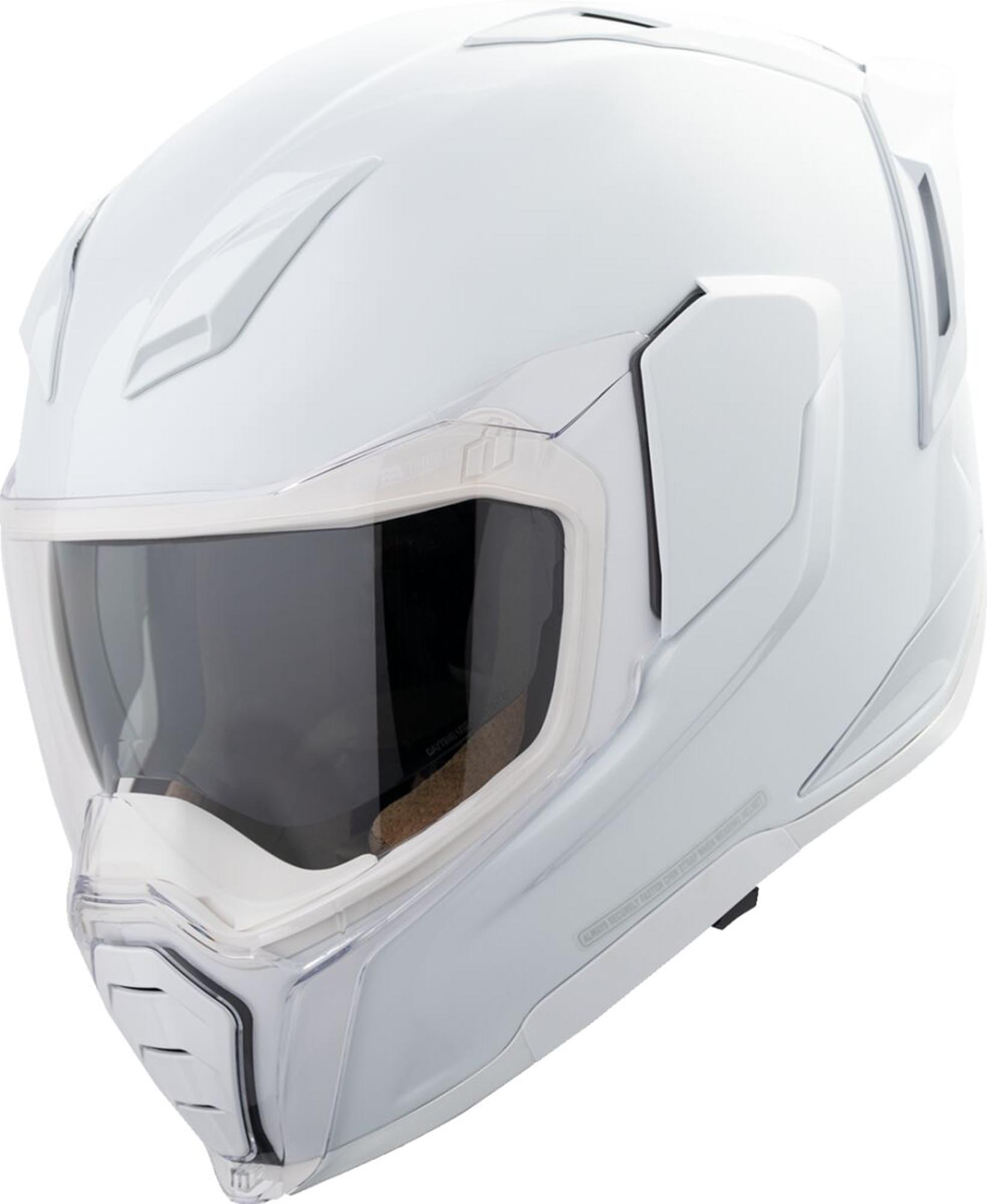 Icon Ultraflite Casco lucido Bianco 2XL Figura 1