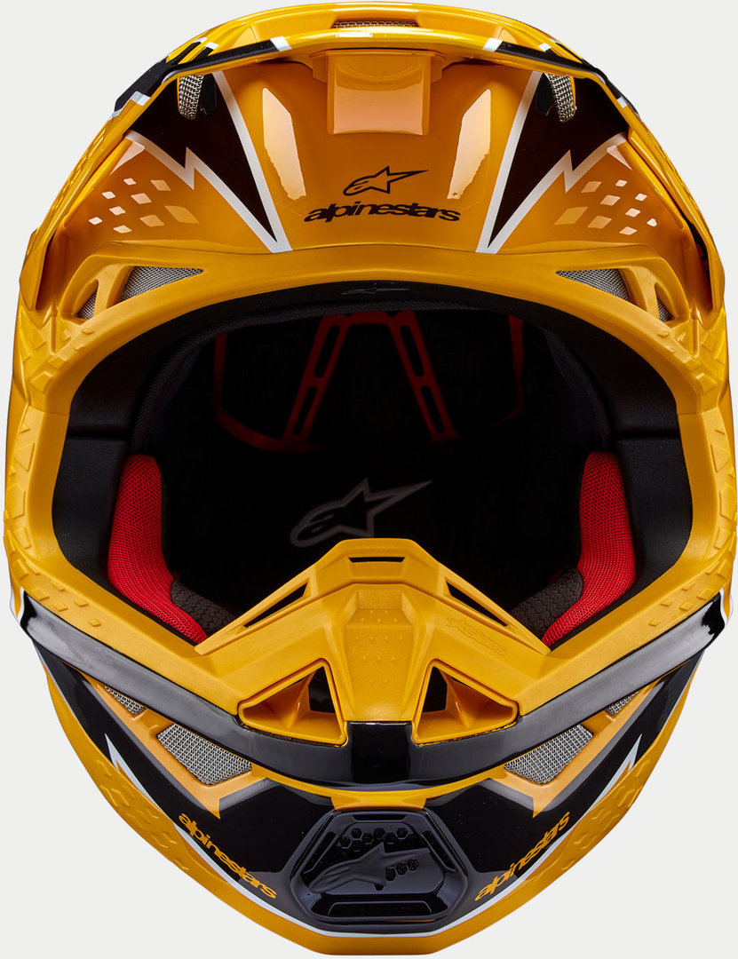 Alpinestars Supertech S-M10 Ampress 2024 Cască de motocross negru/galben L (59/60) Figura 5