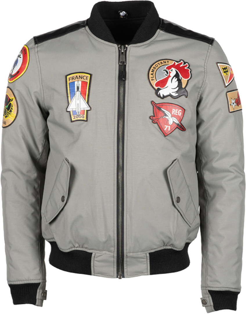 Helstons Lynx Motorrad Textiljacke silber XL Abbildung 1