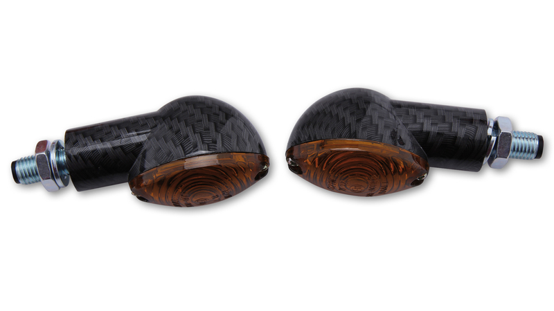 HIGHSIDER Corp indicator mini Smart Cateye Bulb negru / lentilă fumată (pereche), față și spate Figura 5