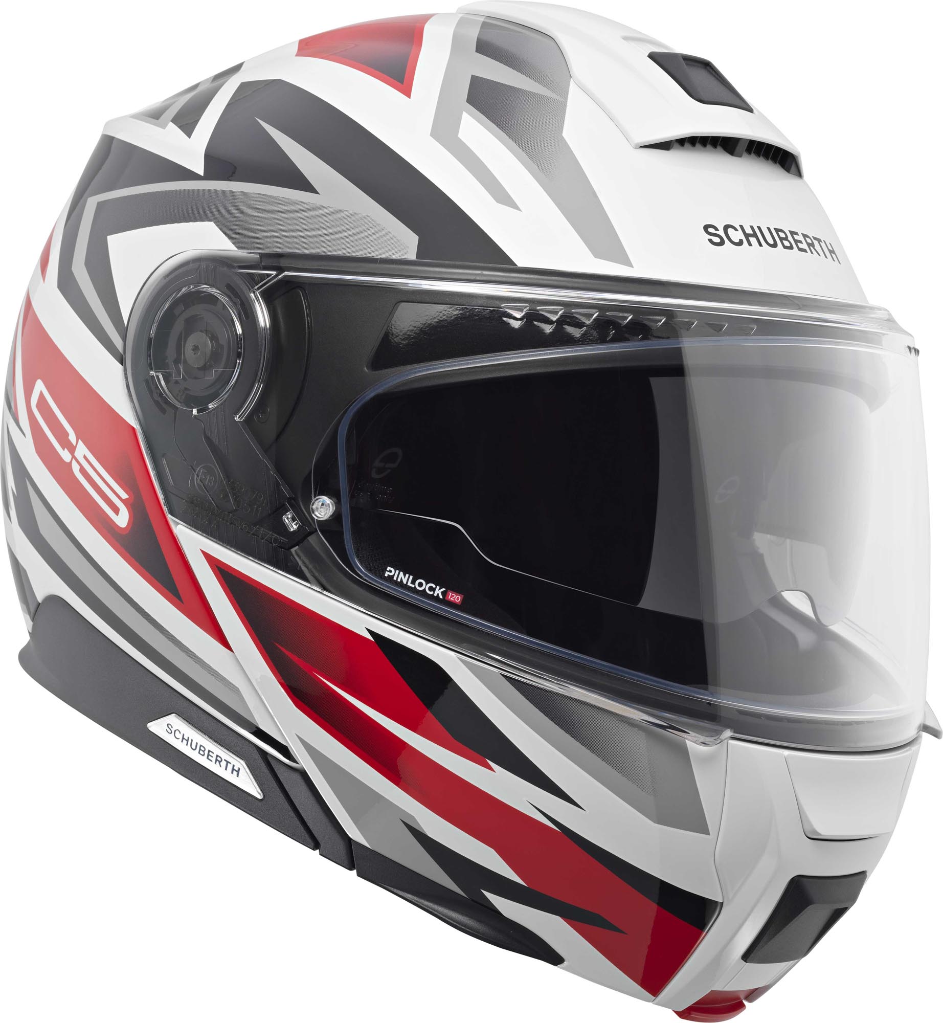 Schuberth C5 Zenith Casque Rouge/Blanc XL (61) Figure 2