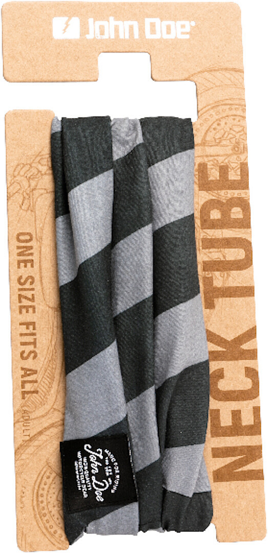 John Doe Stripes Black Grey Multifunktionella huvudbonader Figur 4