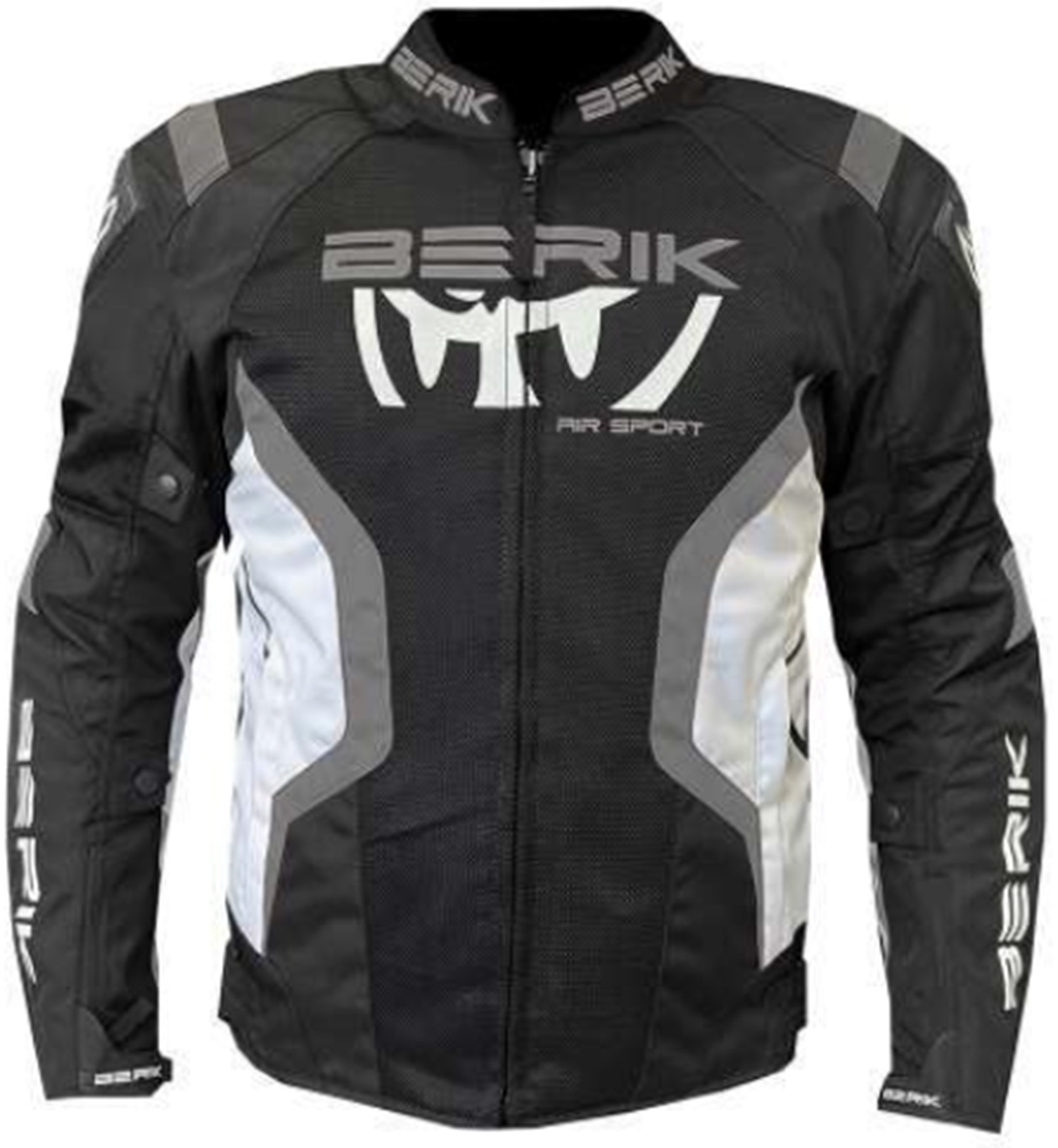 Berik Lalxa Motorcycle Textil Jacket black/white/grey 60 Figure 1