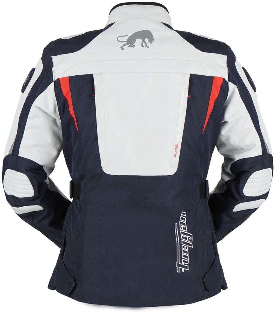 Furygan Apalaches Damen Motorcycle Textile Jacket blue/white/red 4XL Figure 3