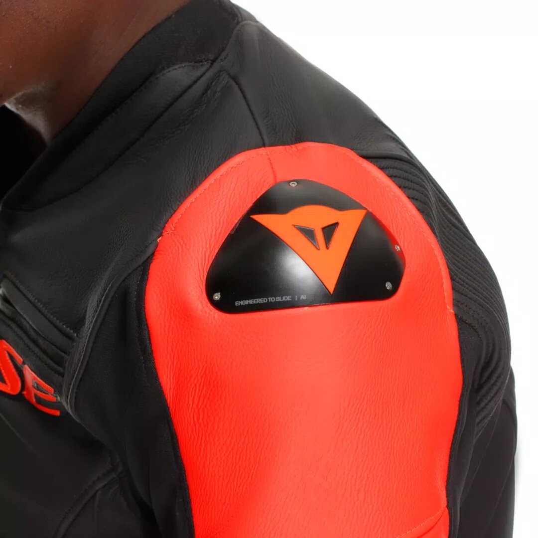 Dainese Racing 5 2.0 Motorcycle Leather Jacket black/red 64 Figure 3