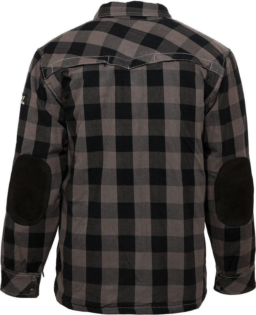 Bores Lumberjack Premium Camicia da moto grigio/nero M Figura 10