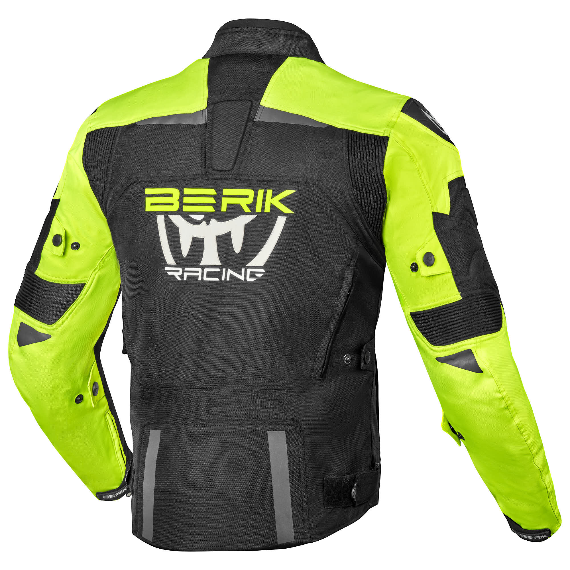 Berik Amras waterproof Motorcycle Textil Jacket black/yellow/white 56 Figure 2