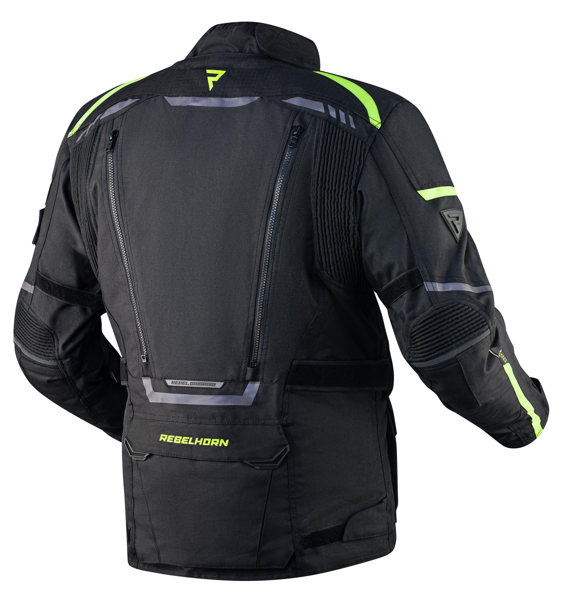 Side view of Rebelhorn Cubby 4 waterproof Motorcycle Textile Jacket
