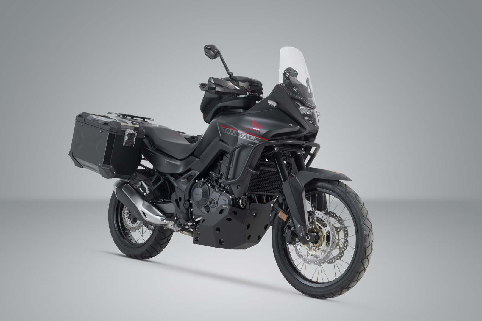 Sistem de carcasă din aluminiu SW-Motech TRAX ADV - Negru. 45/45L. Honda XL750 Transalp (22-). Figura 2