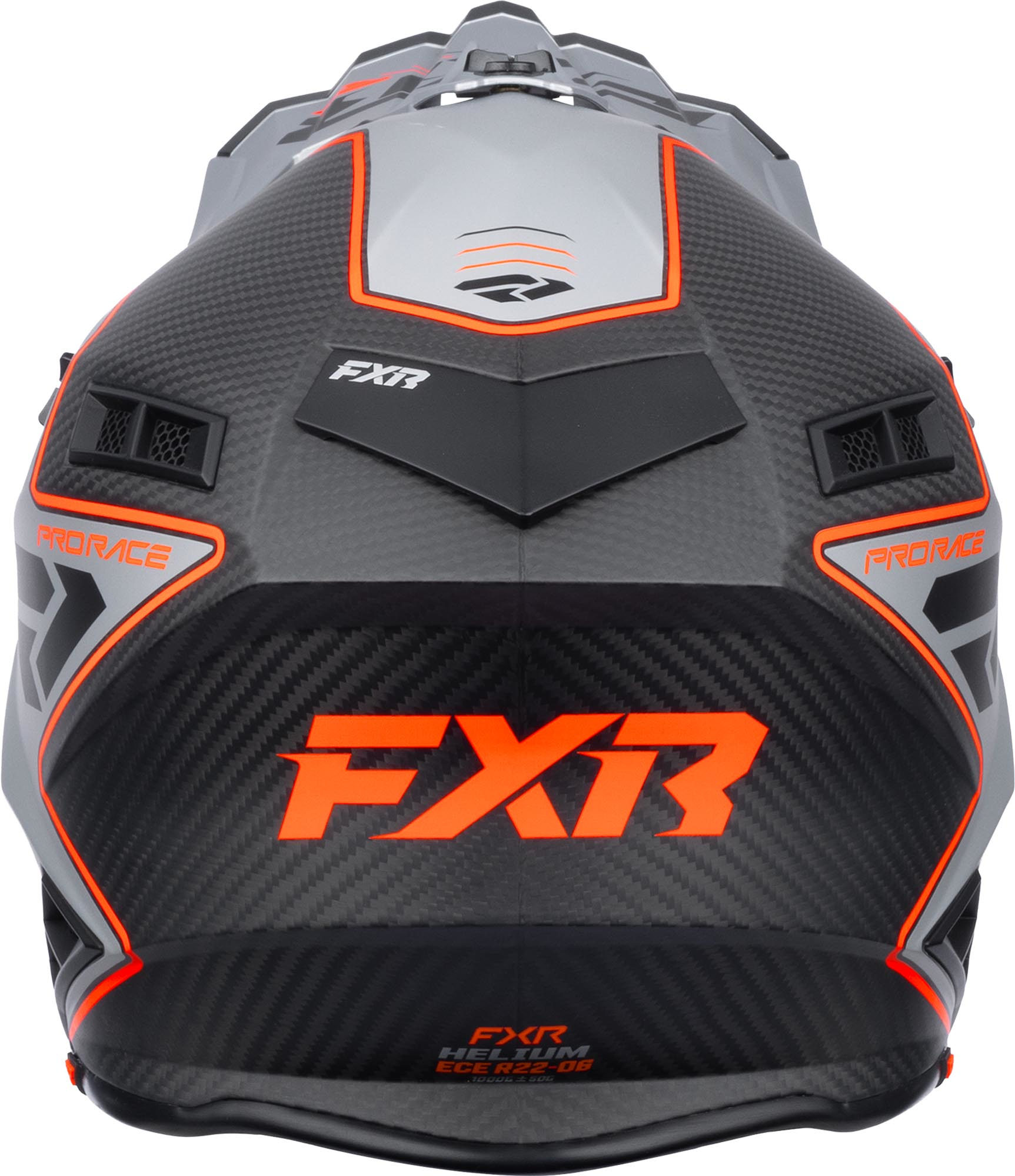 FXR Helium Carbon Cască de motocross negru/portocaliu/argintiu M Figura 5
