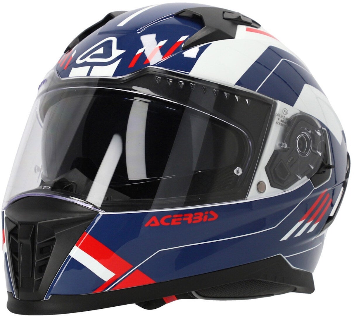 Acerbis X-Way Graphic Casco bianco/blu/rosso M (57/58) Figura 1