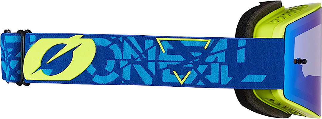 Oneal B-20 Strain V.22 Occhiali da motocross giallo/blu Figura 2