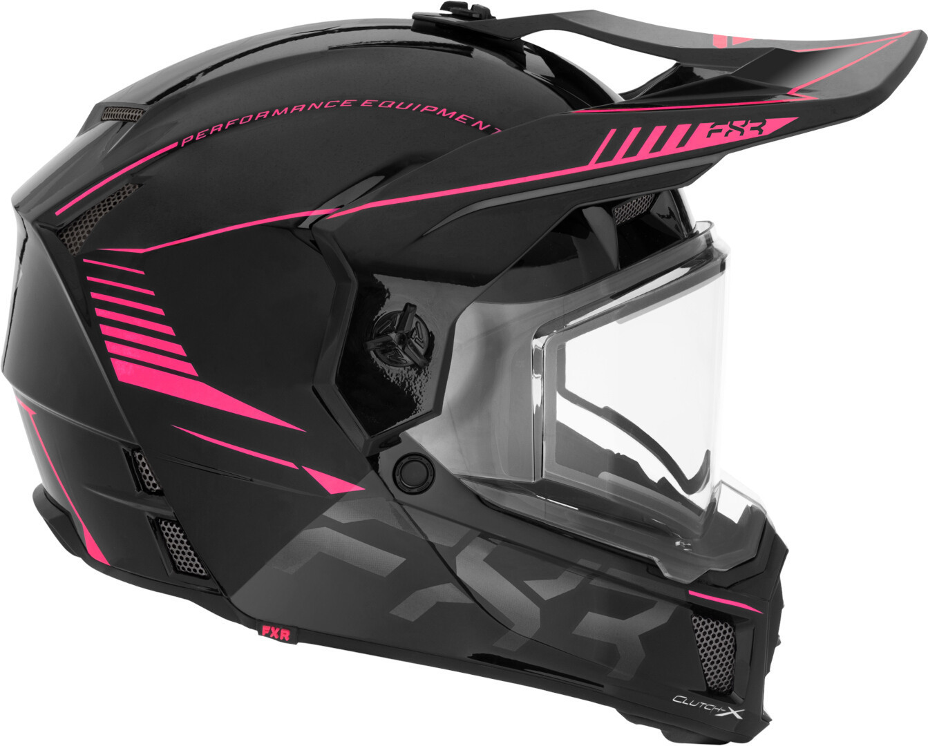 FXR Clutch X Pro Cască de snowmobil Negru mat/roz S (55/56) Figura 2