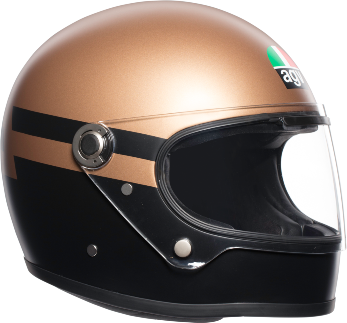 AGV Legends X3000 Superba Helm schwarz/gold MS (56) Abbildung 1