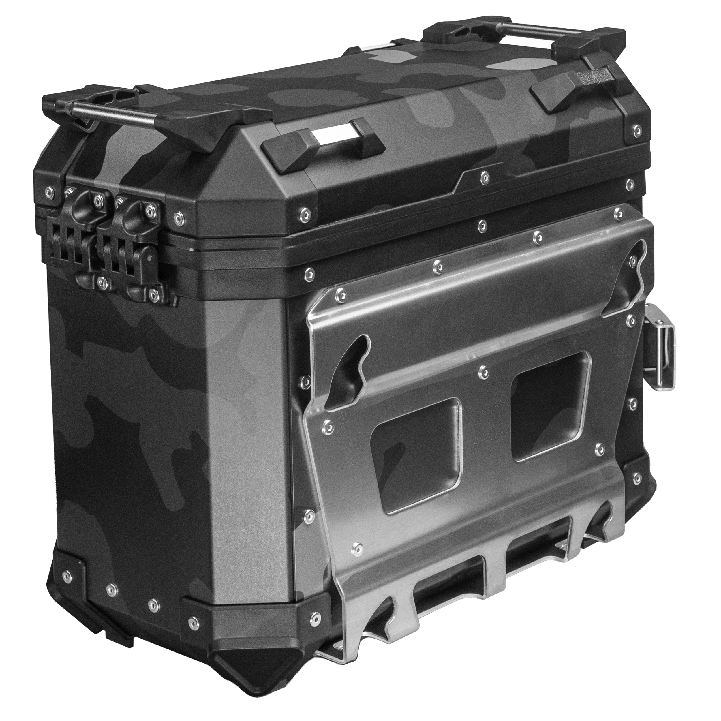 FC-Moto Terreno EVO Camo 28 L Alu Cutia laterală Camuflaj negru Dreapta Figura 4