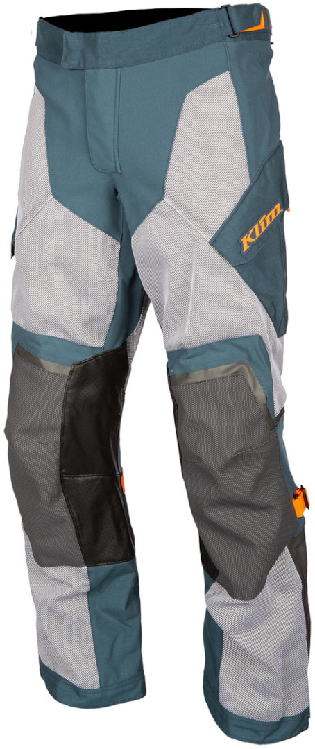 Klim Baja S4 Motorcycle Textile Pants blue/orange Short 32 Figure 1