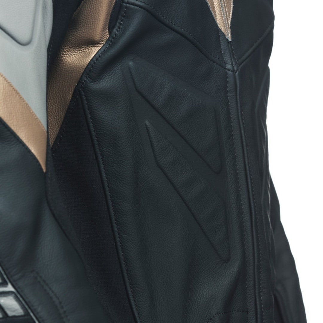 Dainese Avro 4 2-delt motorcykel læderdragt sort/grå 60 Figur 8