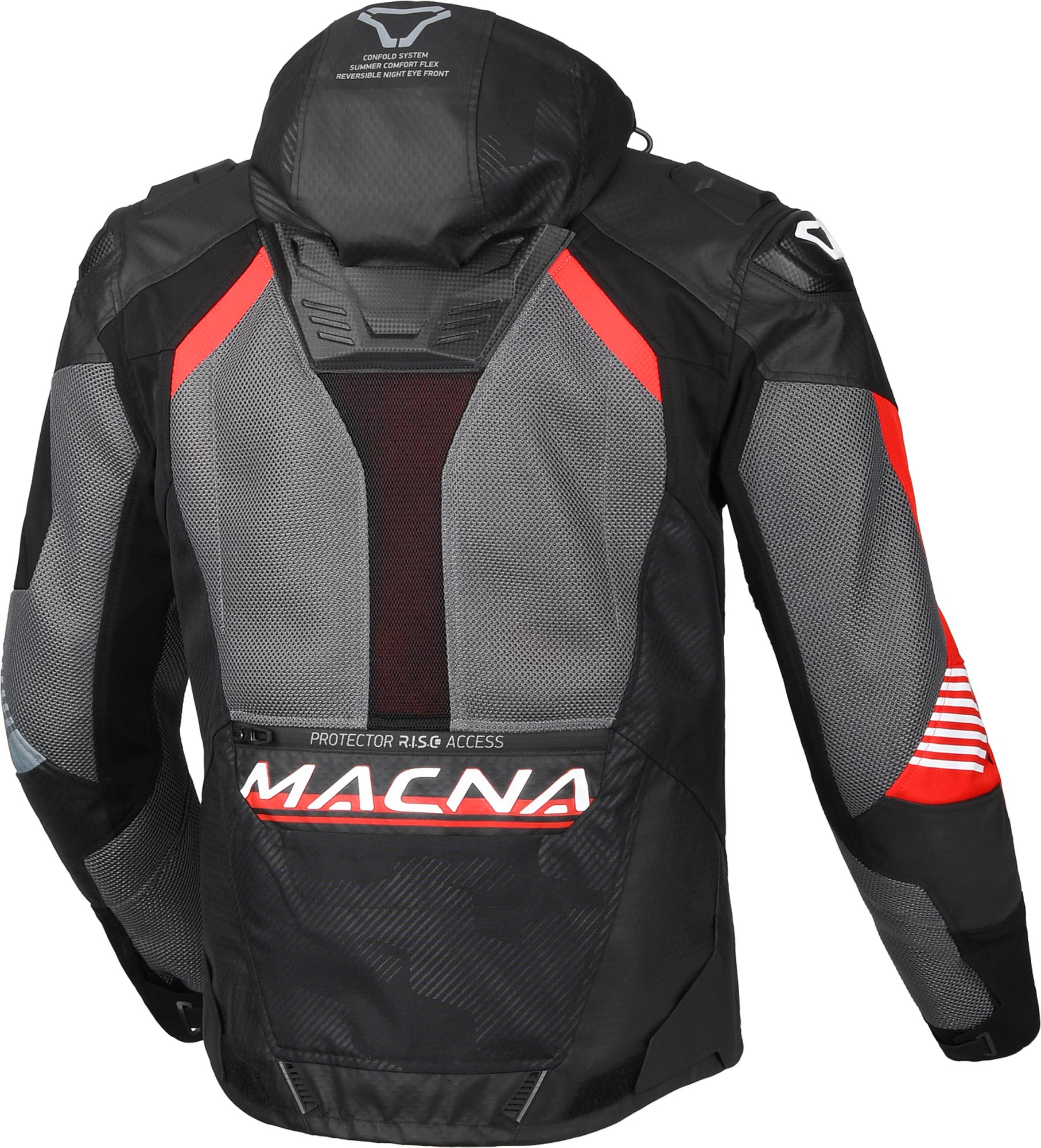 Macna Bravic waterproof Motorcycle Textile Jacket black/grey L Figure 4