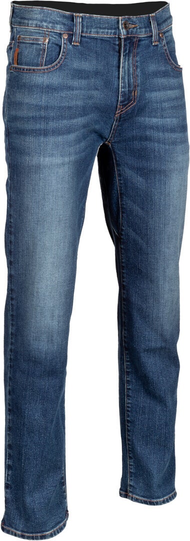 Klim Unlimited Straight Stretch Denim Motorcycle Jeans blue 33/34 Figure 5