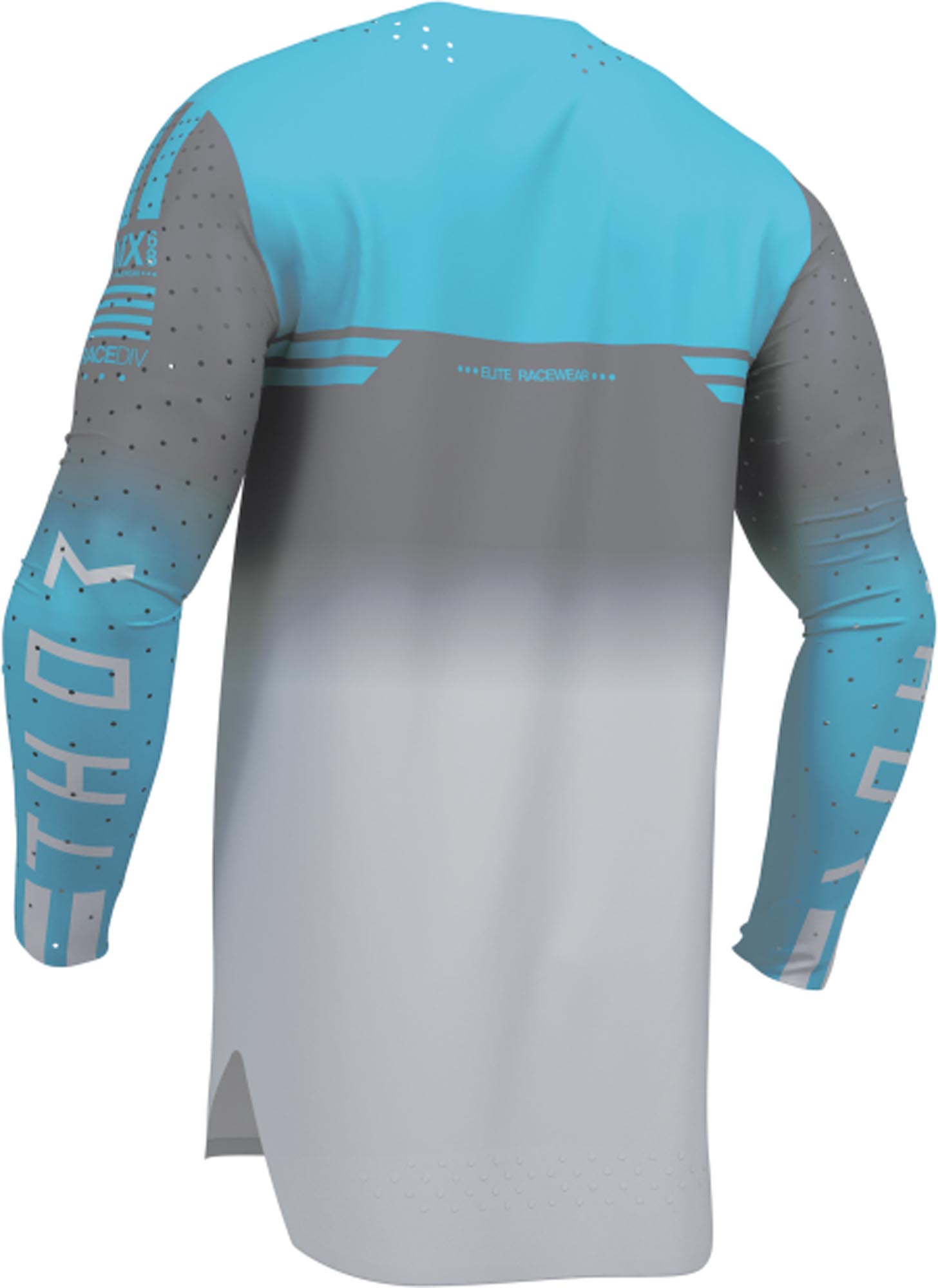 Thor Sportmode Geo Maglia Motocross grigio/blu L Figura 4
