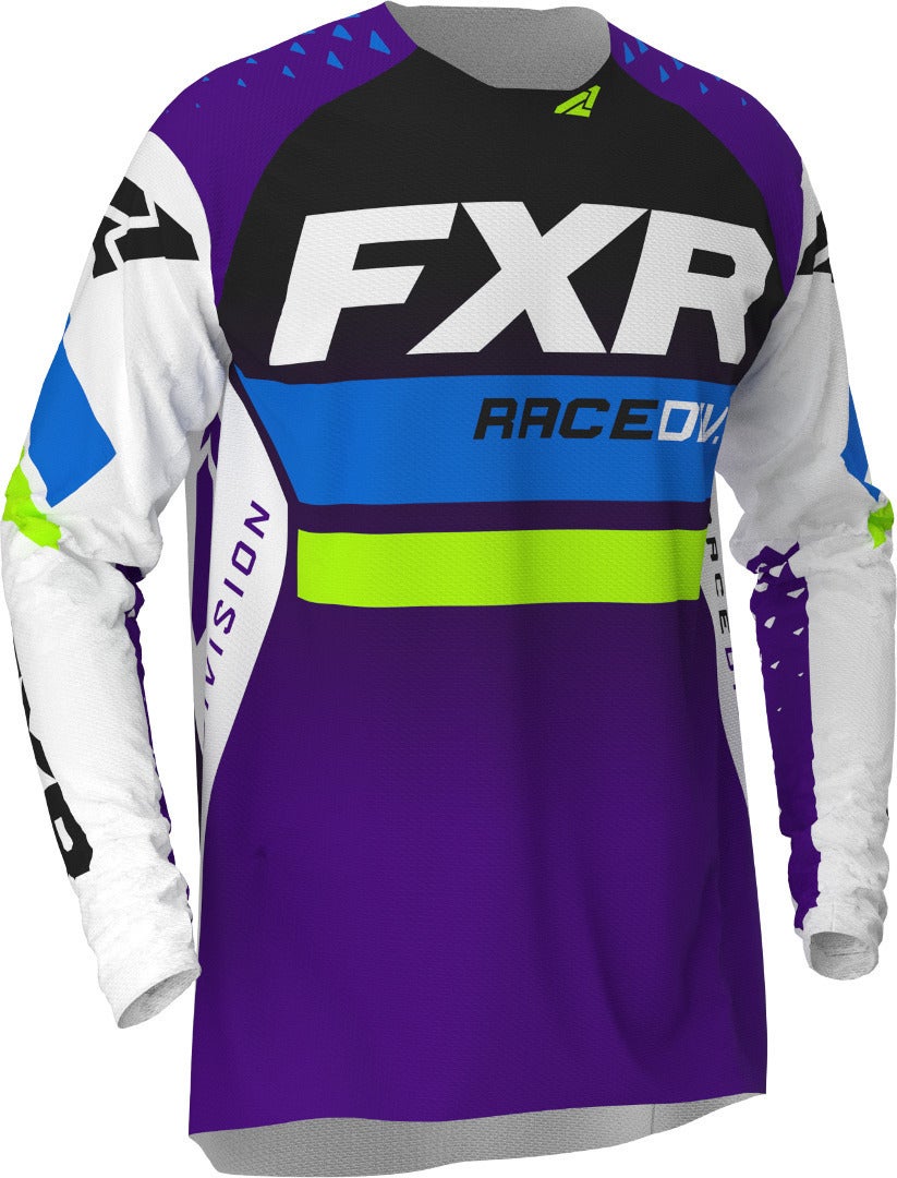 FXR Revo Motocross Jersey white/purple M Figure 1