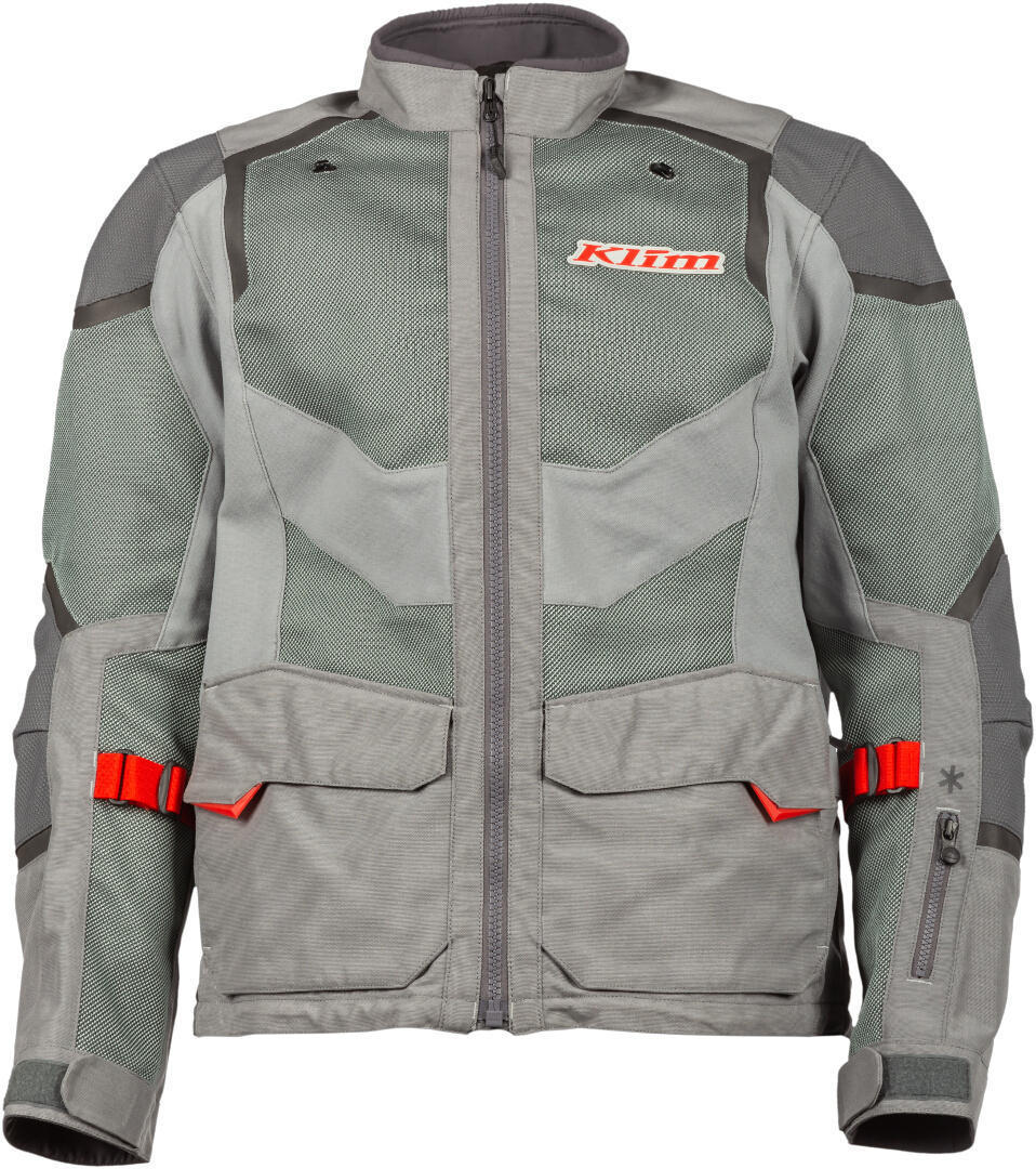 Klim Baja S4 Motorrad Textiljacke hellgrau/rot XL Abbildung 5