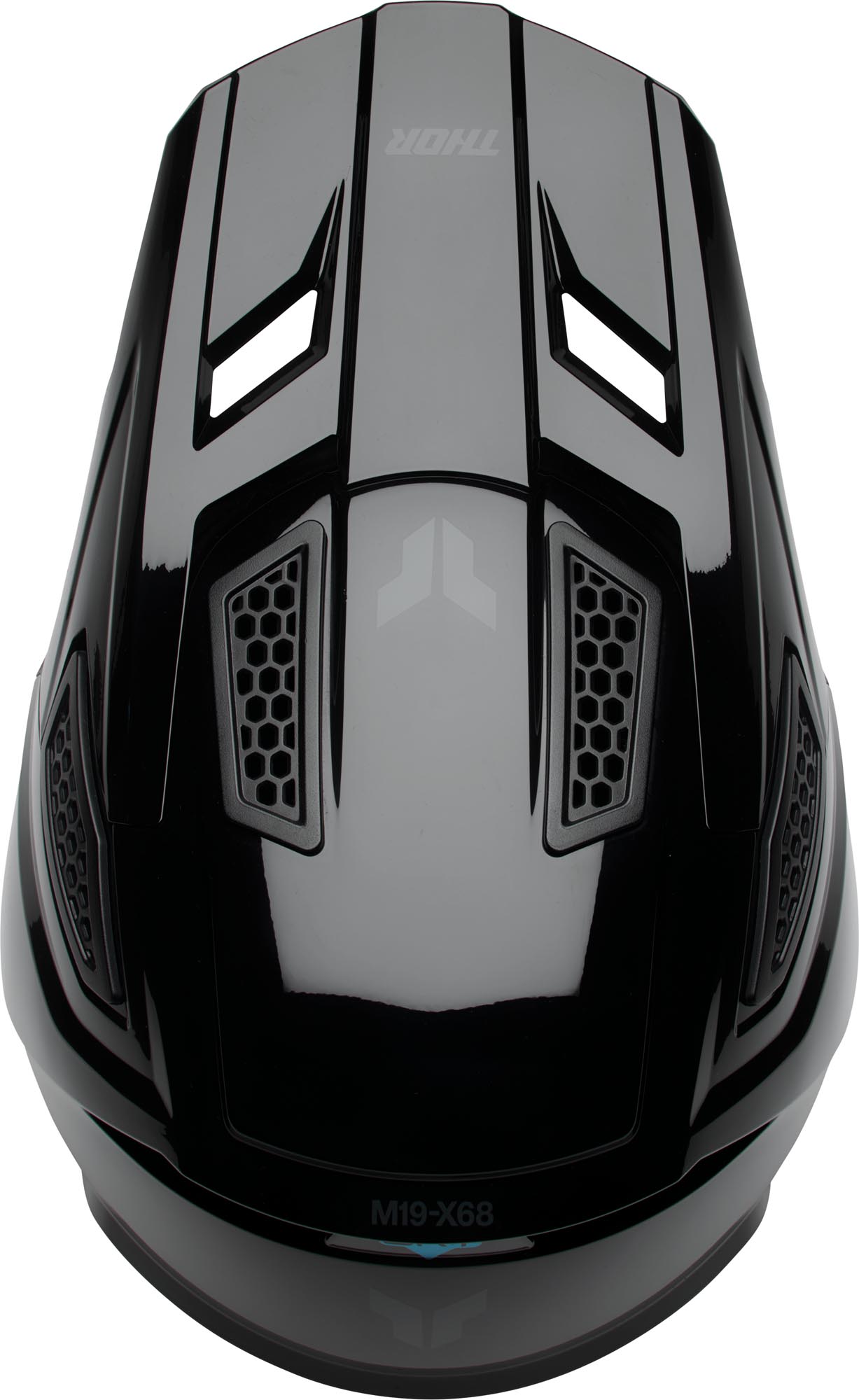 Thor Fleet Blackout Gloss Capacete de motocross L (58/59) Figura 4