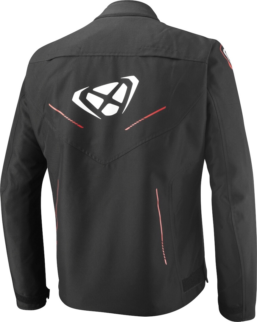 Ixon Prodigy Waterproof Motocycle Textile Jacket black/red/white 3XL Figure 2