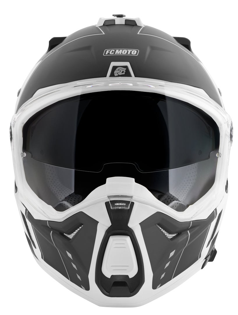 FC-Moto Merkur Pro Air Casco Enduro Bianco/nero M Figura 10