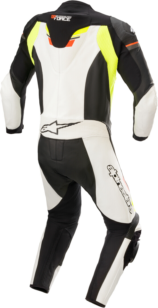 Alpinestars GP Force Chaser Costum de piele de motocicletă One Piece Negru/Alb/Roșu/Galben 52 Figura 2
