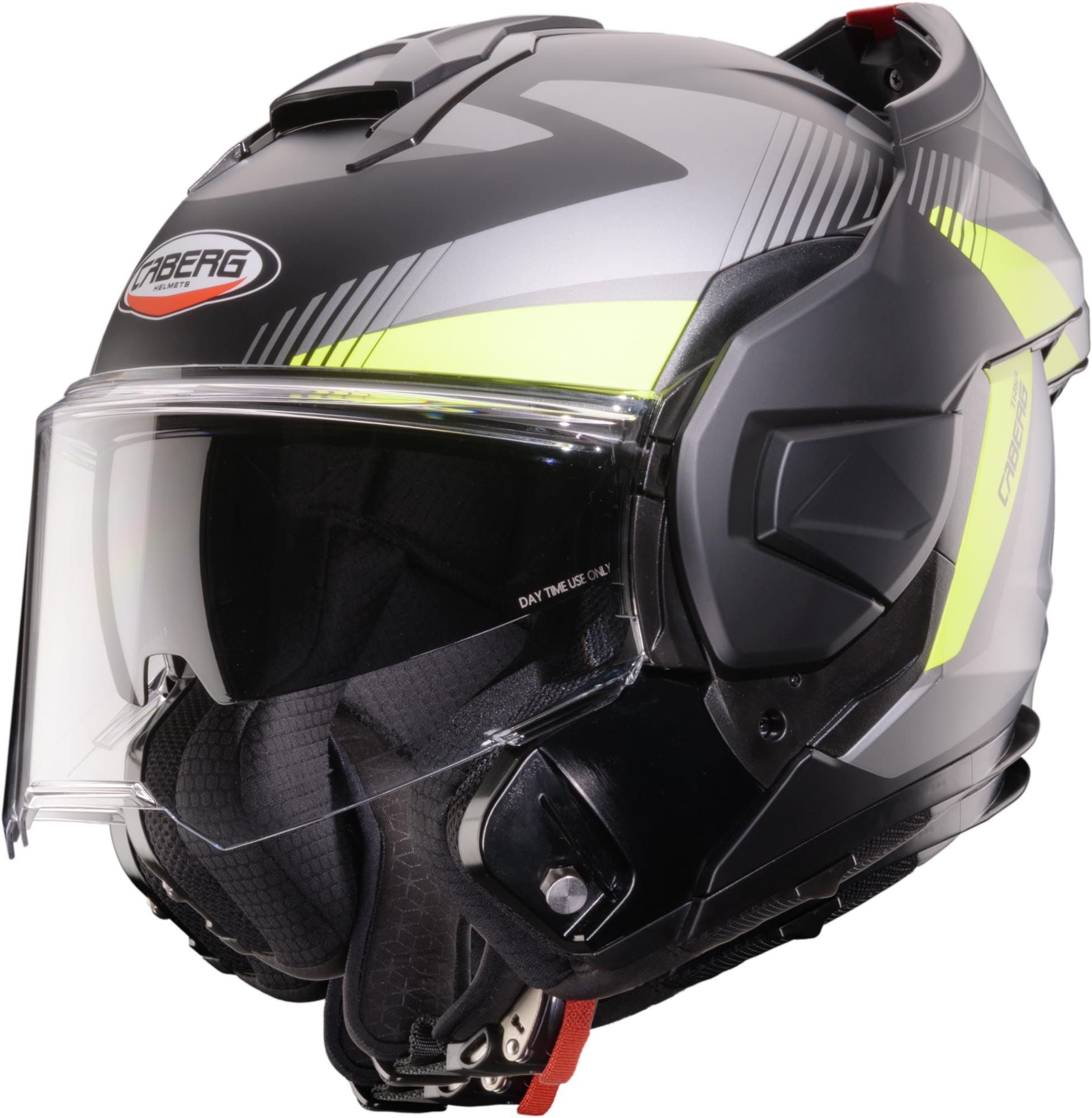 Caberg Trip Lunar Casque noir mat/gris/jaune néon S (55/56) Figure 2