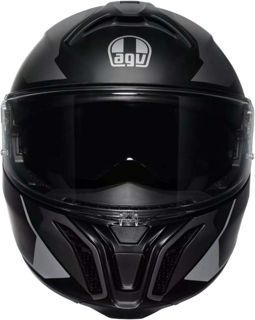 AGV Tourmodular Perception Casco negro mate/plateado XL (61/62) Figura 8