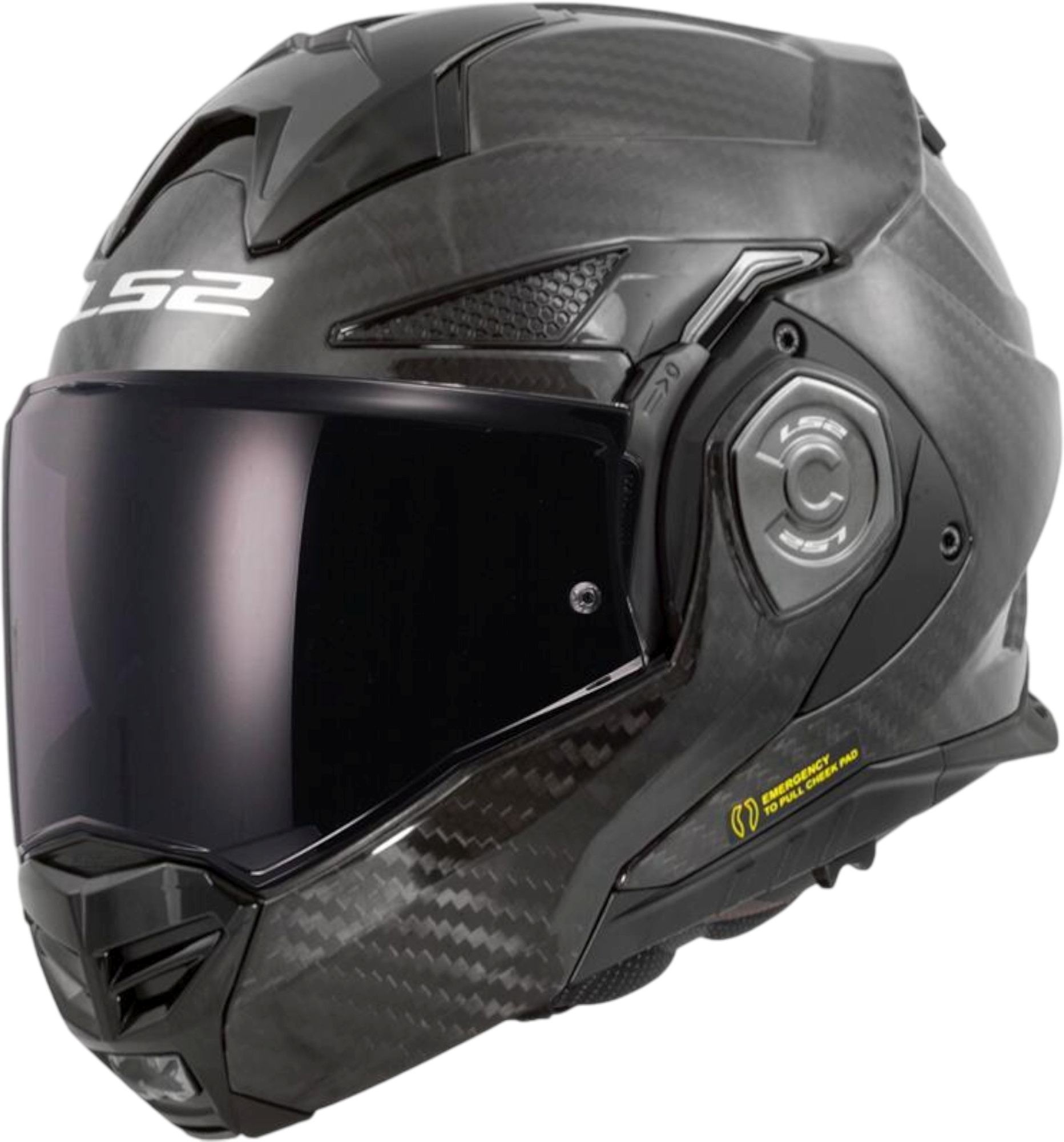 LS2 FF901 Advant X Carbon Hjelm Kulstof M (57/58) Figur 1