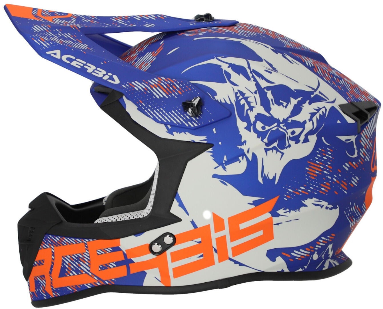 Acerbis Linear Graphic Motocross Helm blau/orange L (59/60) Abbildung 3
