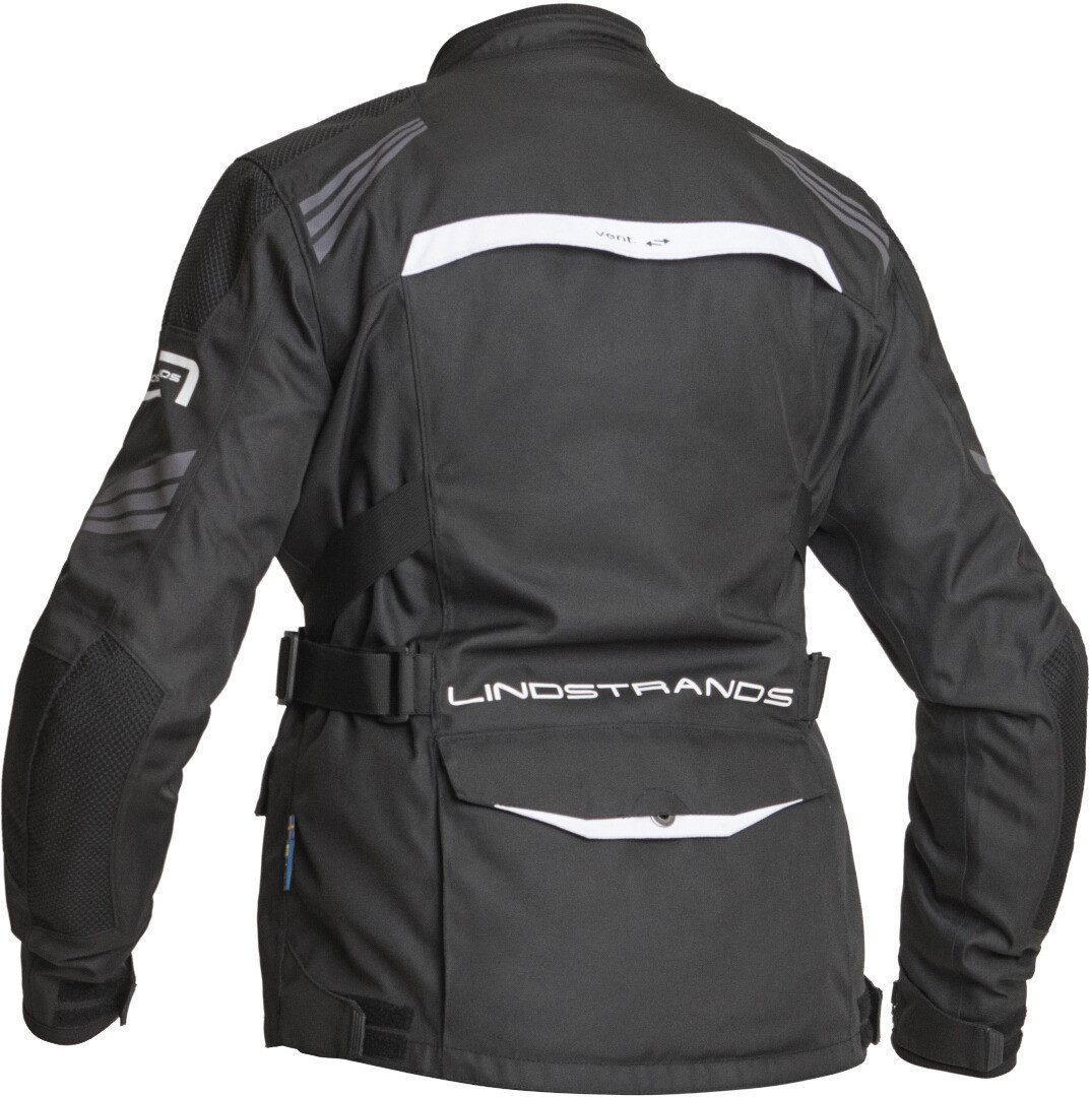 Lindstrands Granberg Jacke impermeabil pentru motociclete pentru doamne alb/negru 38 Figura 2