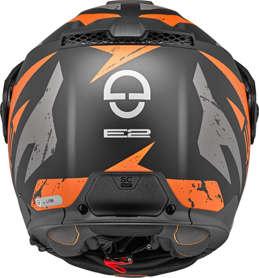 Schuberth E2 Explorer Helmet black matt/orange M (57) Figure 7