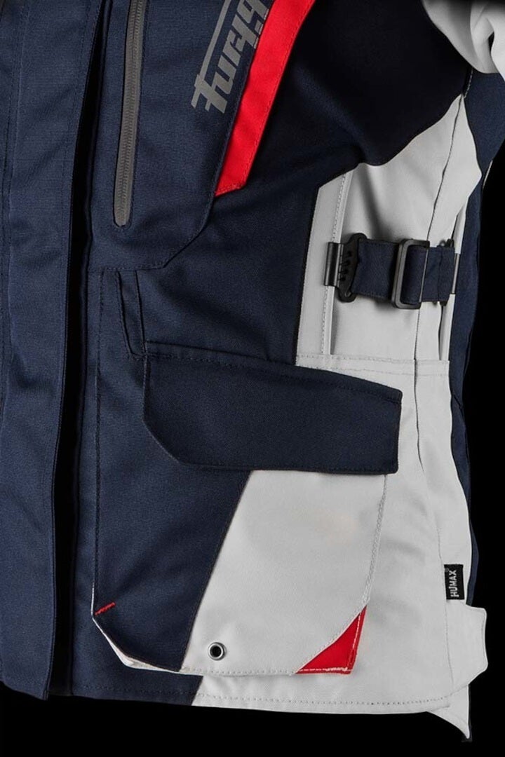 Furygan Apalaches Evo Ladies Motorcycle Textile Jacket blue/white/red XL Figure 11