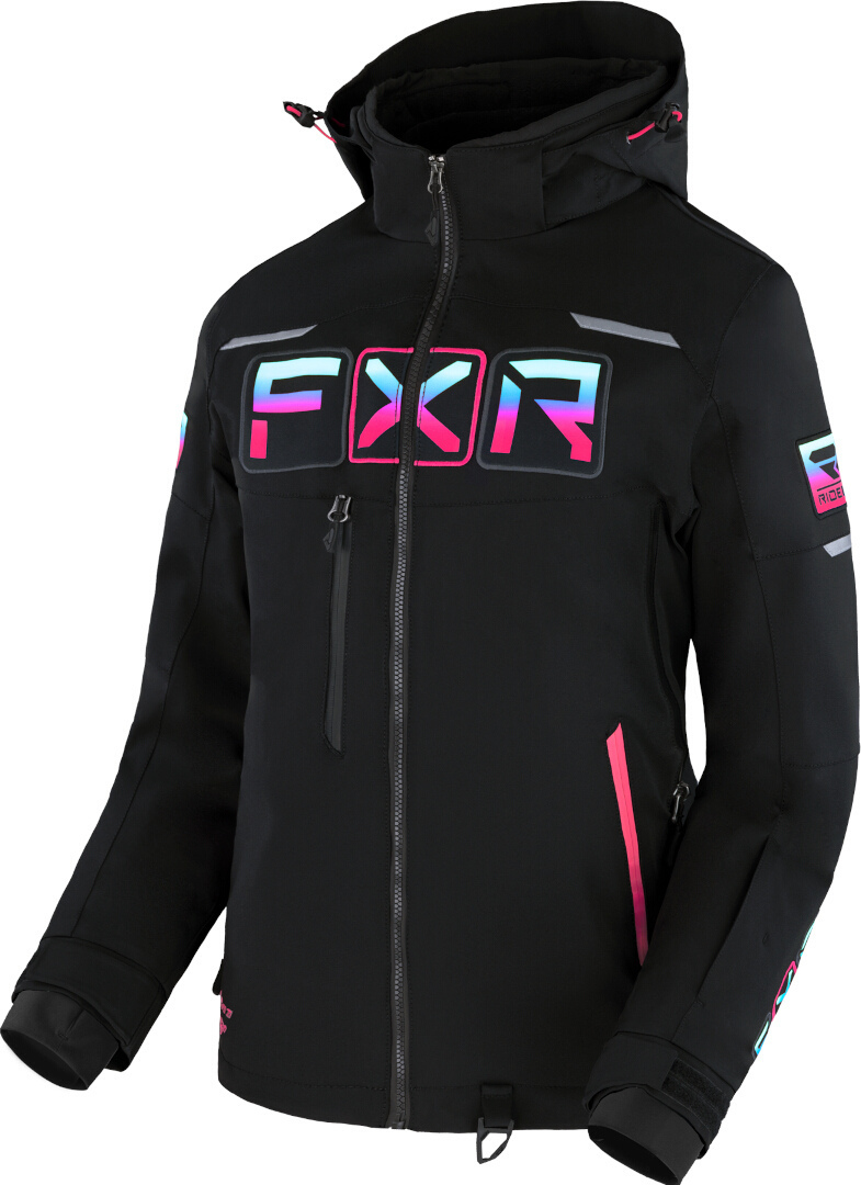 FXR Maverick 2-in-1 Ladies Snowmobile Jacket black/multicoloured 20 Figure 1