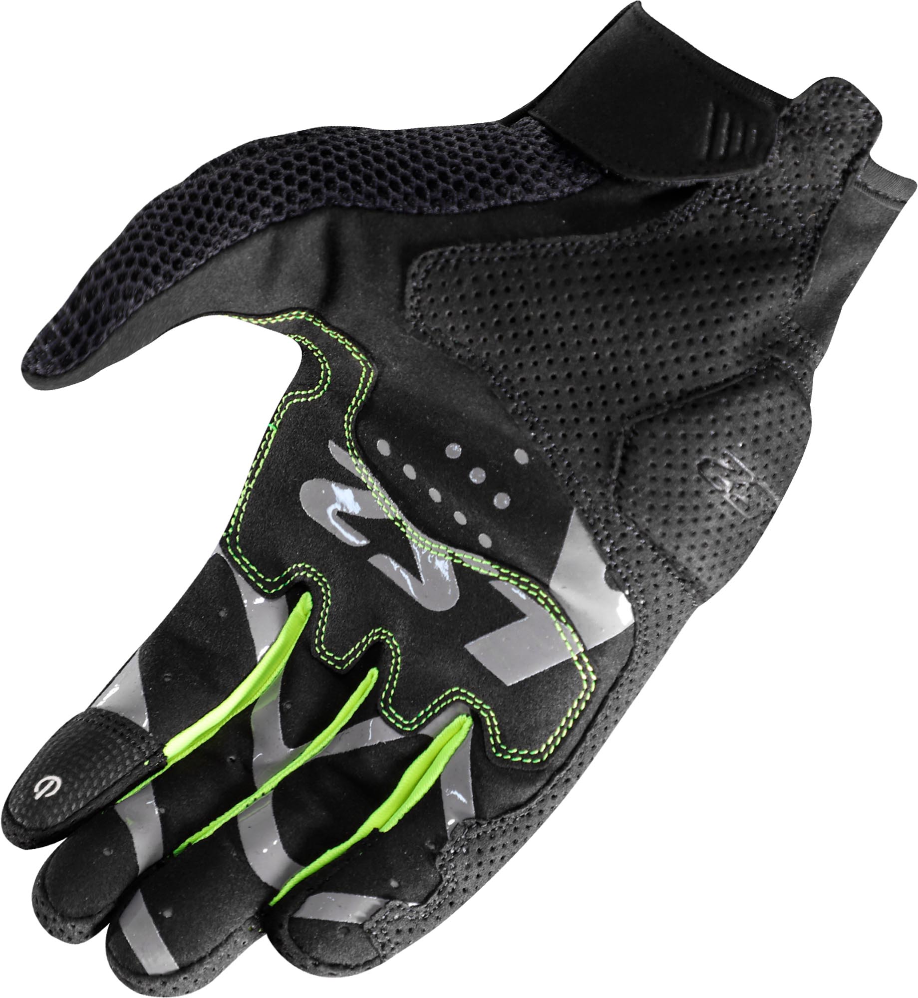 LS2 Ray II Motorcycle Gloves black/yellow L Figure 2