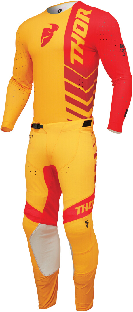Thor Prime Analog Motocross Pants yellow/red 33 Figure 4